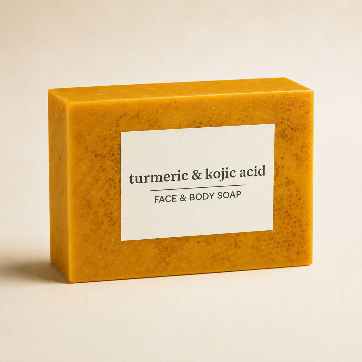 Tumeric And Kojic Acid  Body And Face Soap