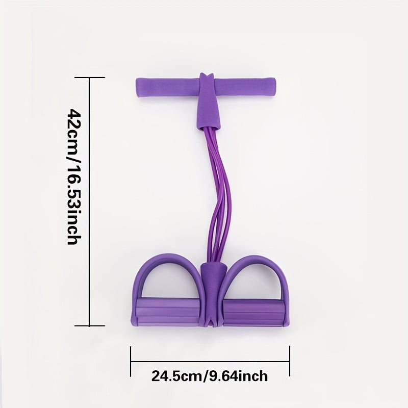 Foot Pedal Resistance Machine – Home Gym Rope Puller for Full Body Toning
