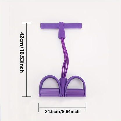 Foot Pedal Resistance Machine – Home Gym Rope Puller for Full Body Toning