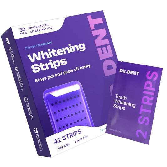 DR.DENT Purple Teeth Whitening Strips