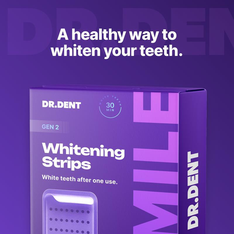 DR.DENT Purple Teeth Whitening Strips